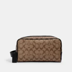Coach Large Travel Kit In Signature Canvas