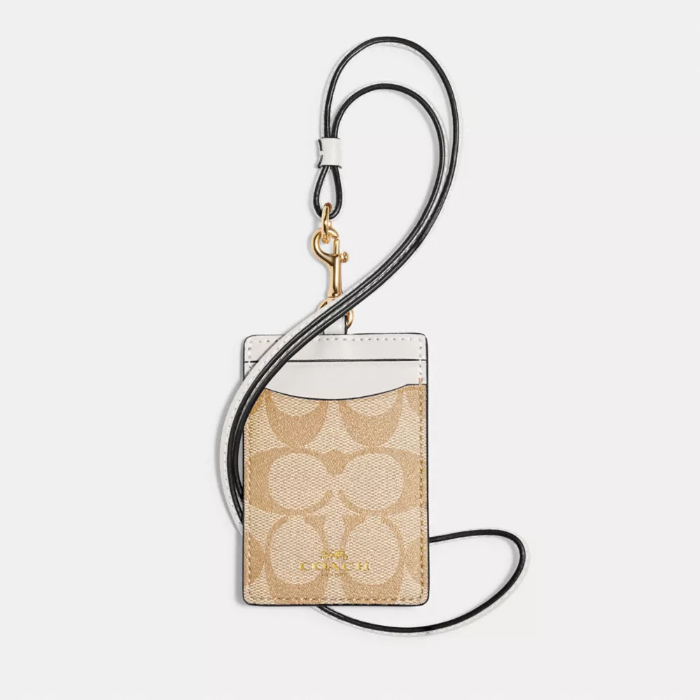 Coach Id Lanyard In Signature Canvas - Image 4