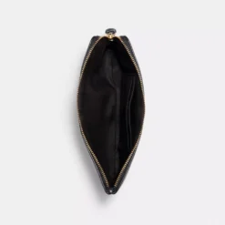 Coach Large Corner Zip Wristlet In Signature Canvas