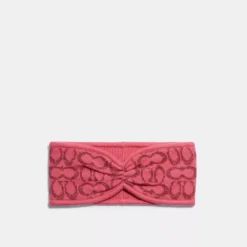 Coach Signature Knit Headband