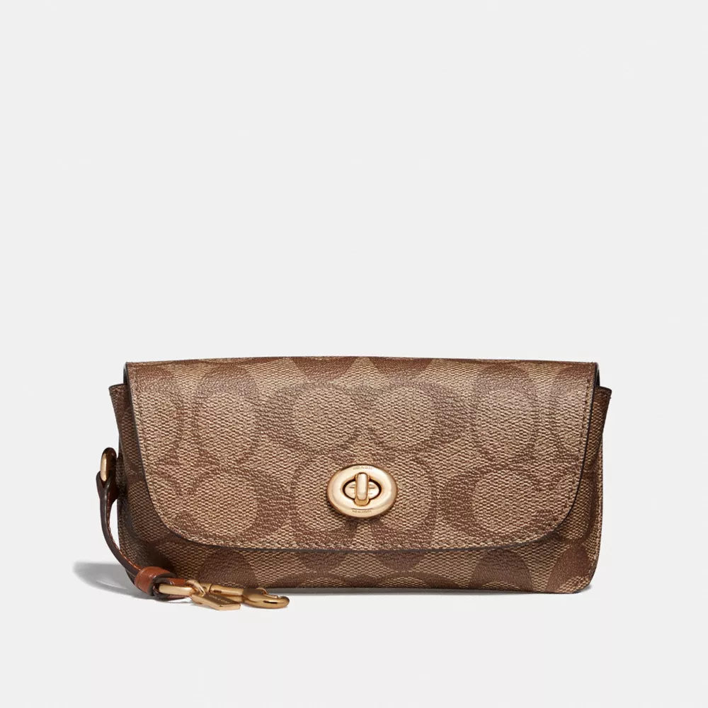 Coach Sunglass Case In Signature Canvas - Image 2