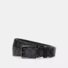 Coach Double Bar Buckle Cut To Size Reversible Belt, 38 Mm