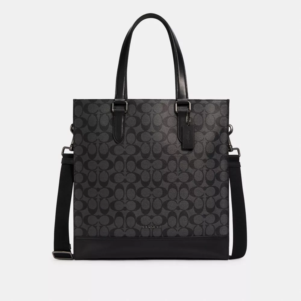 Coach Graham Structured Tote In Signature Canvas - Image 4