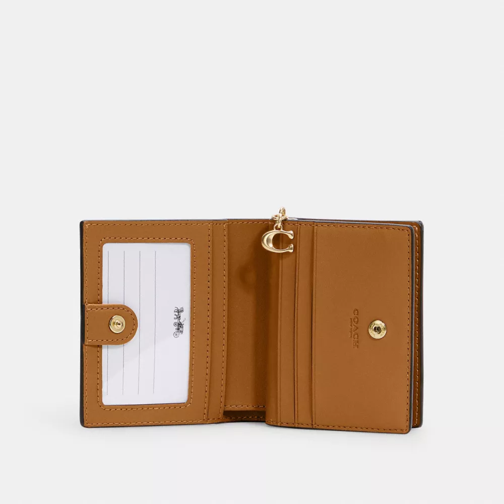 Coach Snap Wallet In Signature Canvas - Image 3