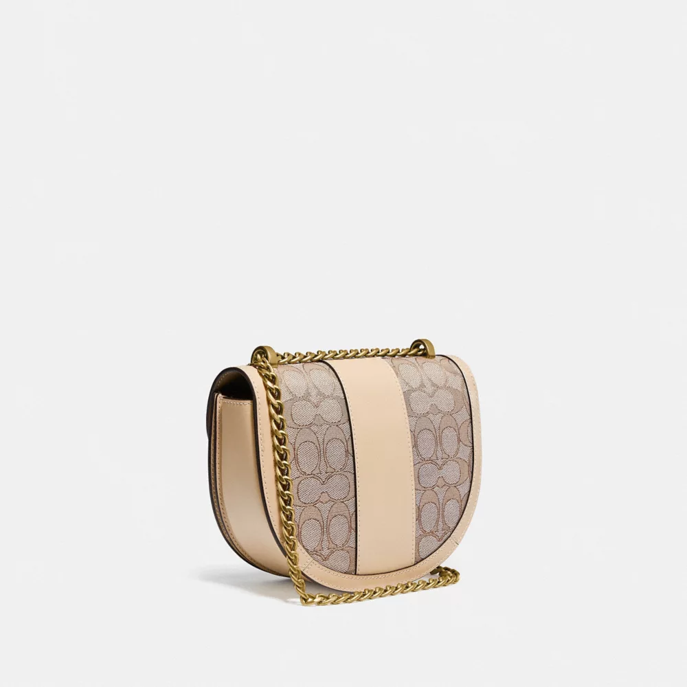 Coach Alie Saddle Bag In Signature Jacquard - Image 2