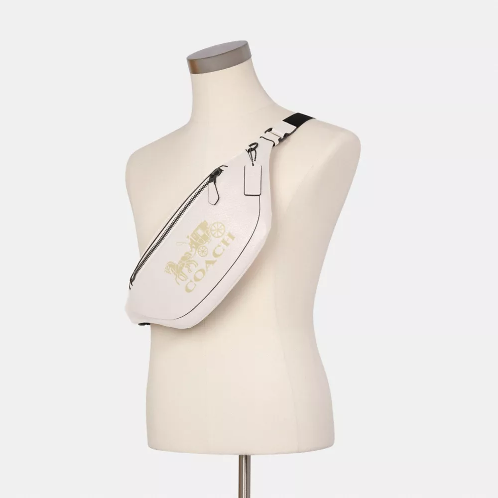 Coach Warren Belt Bag With Horse And Carriage