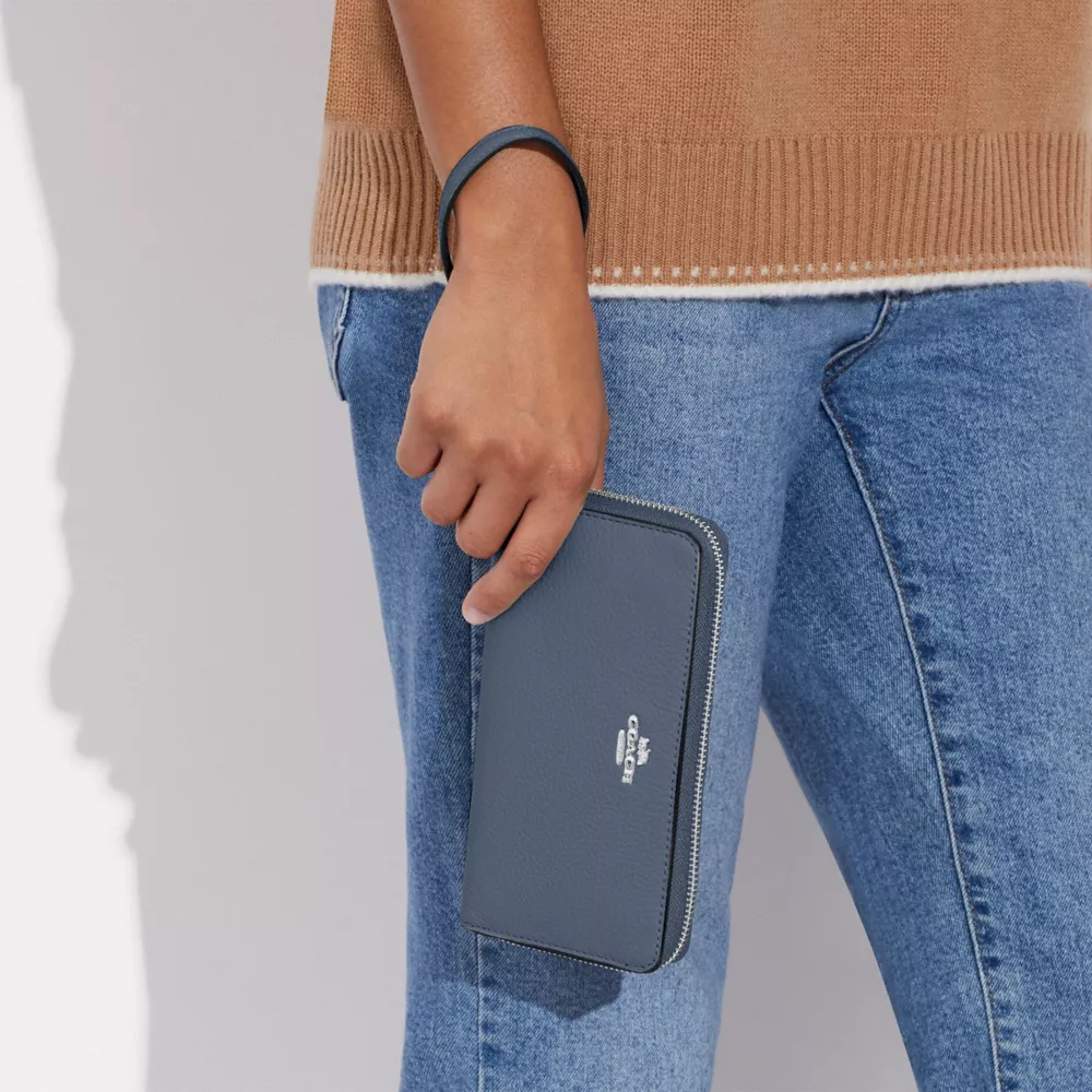 Coach Long Zip Around Wallet - Image 15