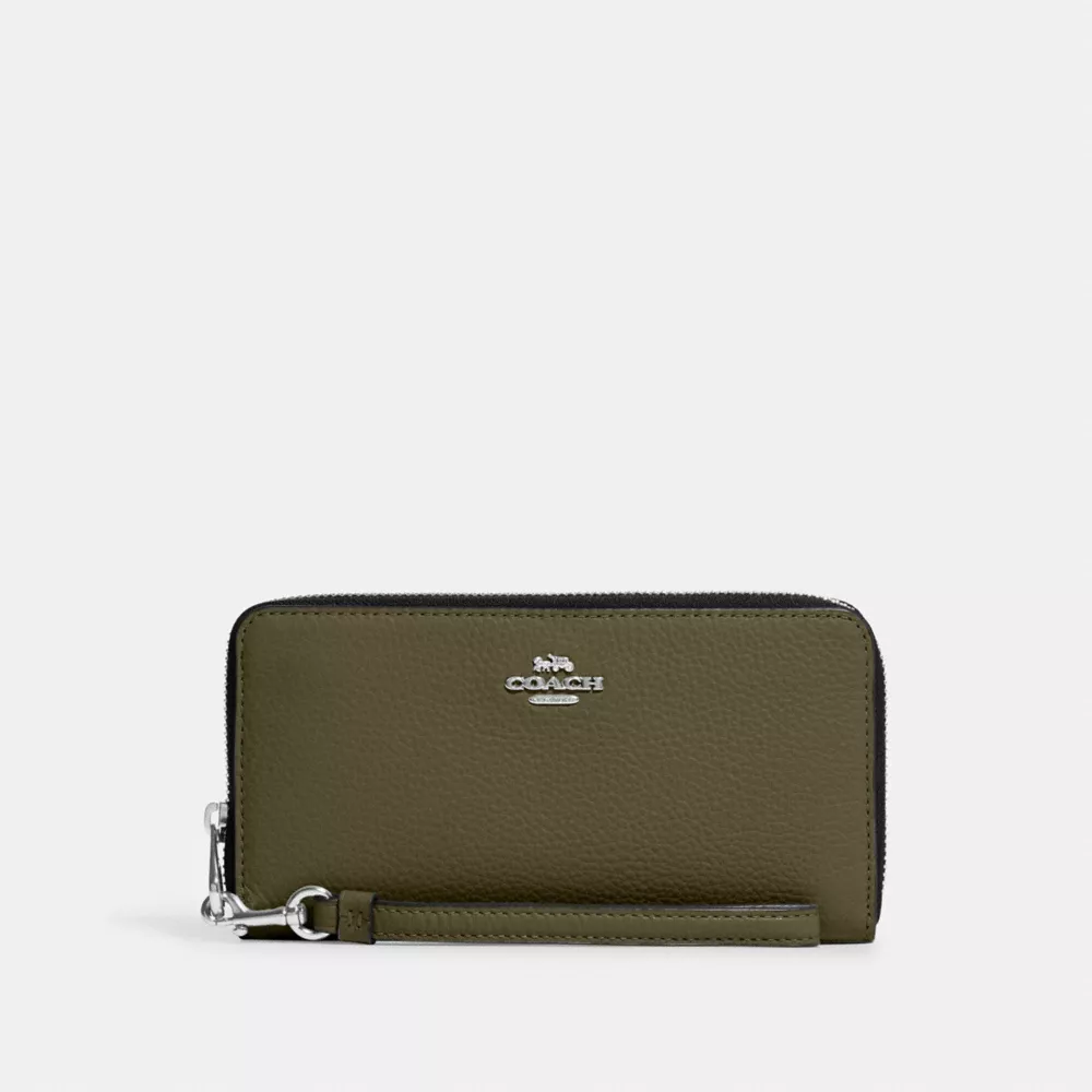 Coach Long Zip Around Wallet - Image 11