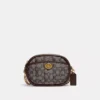 Coach Small Camera Bag In Signature Jacquard With Quilting