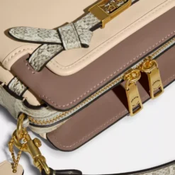 Coach Tate 18 Crossbody With Snakeskin Detail