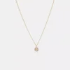 Coach Signature Multicolor Crystal Necklace