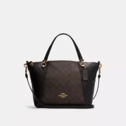 Coach Kacey Satchel In Signature Canvas