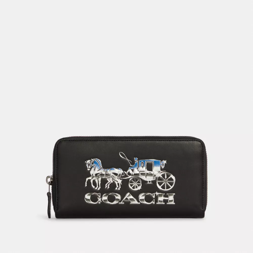 Coach Accordion Wallet With Horse And Carriage