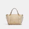 Coach Kacey Satchel In Colorblock Signature Canvas