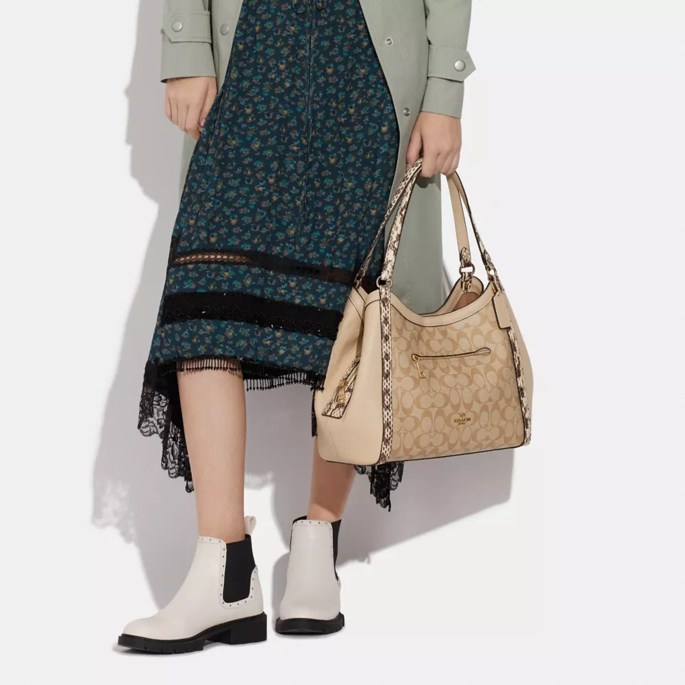 Coach Kristy Shoulder Bag In Colorblock Signature Canvas - Image 6