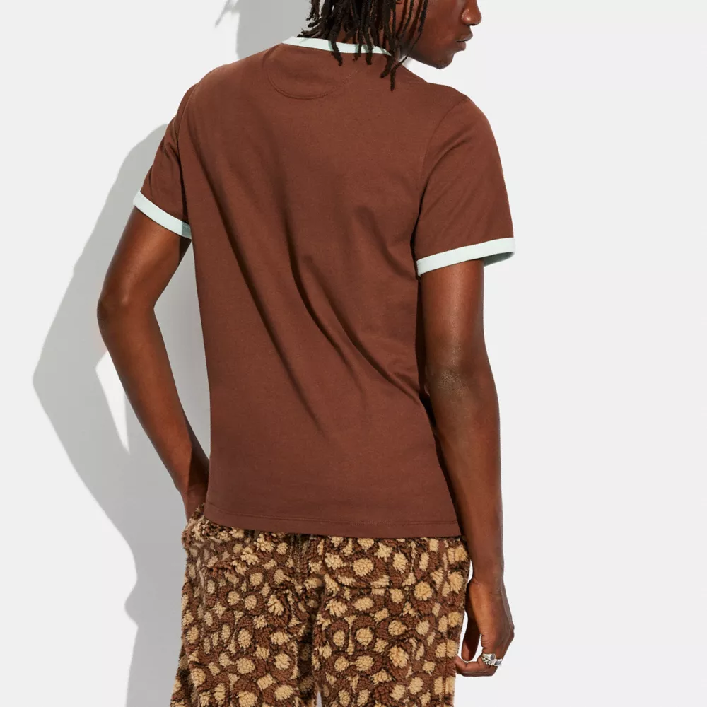 Coach Alpine Club Boxy T Shirt In Organic Cotton - Image 2