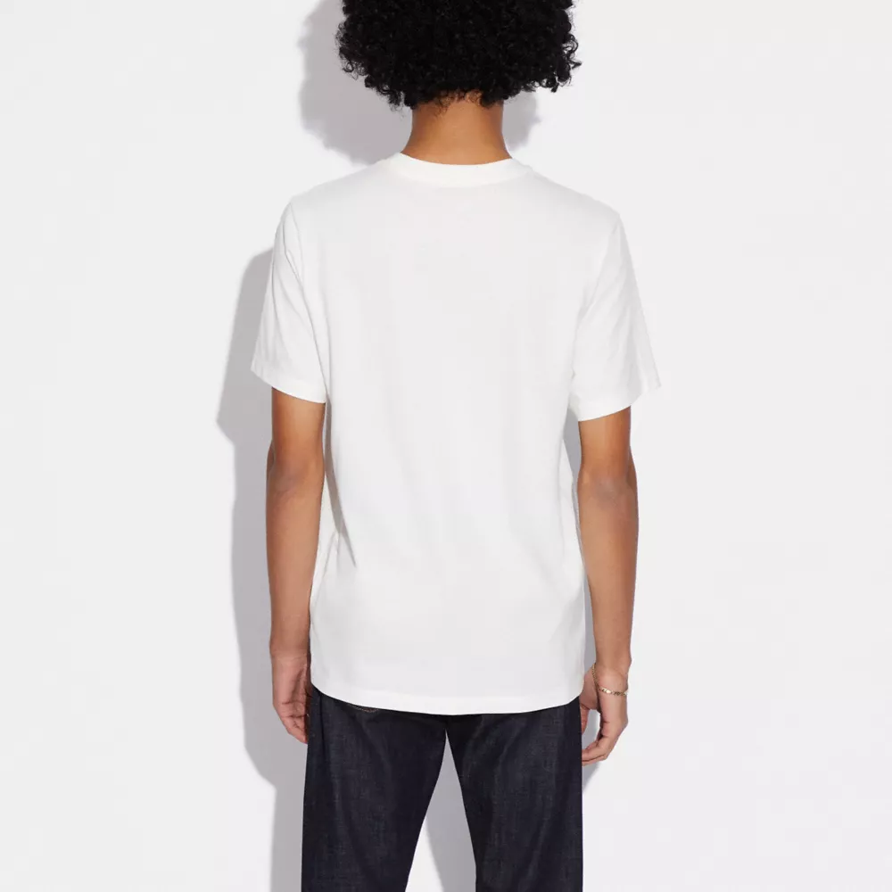Coach Essential T Shirt In Organic Cotton - Image 3