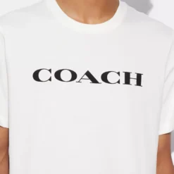 Coach Essential T Shirt In Organic Cotton