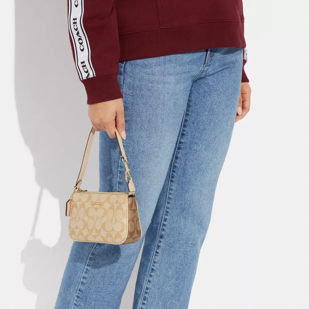 Coach Nolita 19 In Blocked Signature Canvas