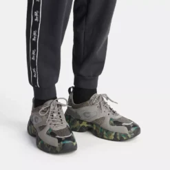 Coach Tech Runner With Camo Print