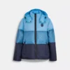 Coach Colorblock Down Jacket