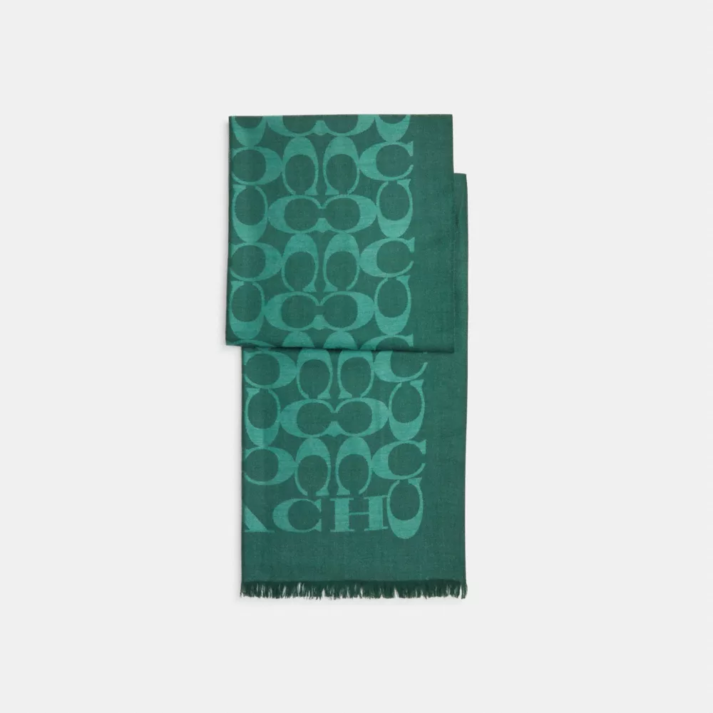 Coach Signature Wrap