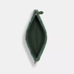 Coach Charter Pouch In Signature Shearling