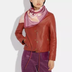 Coach Reversible Signature Kaleidoscope Print Silk Square Scarf