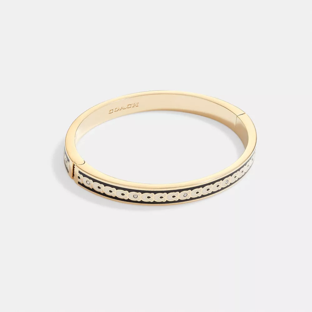 Coach 6 Mm Signature Enamel Bangle - Image 2