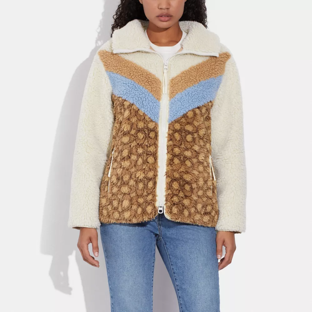 Coach Sherpa Signature Jacket - Image 4