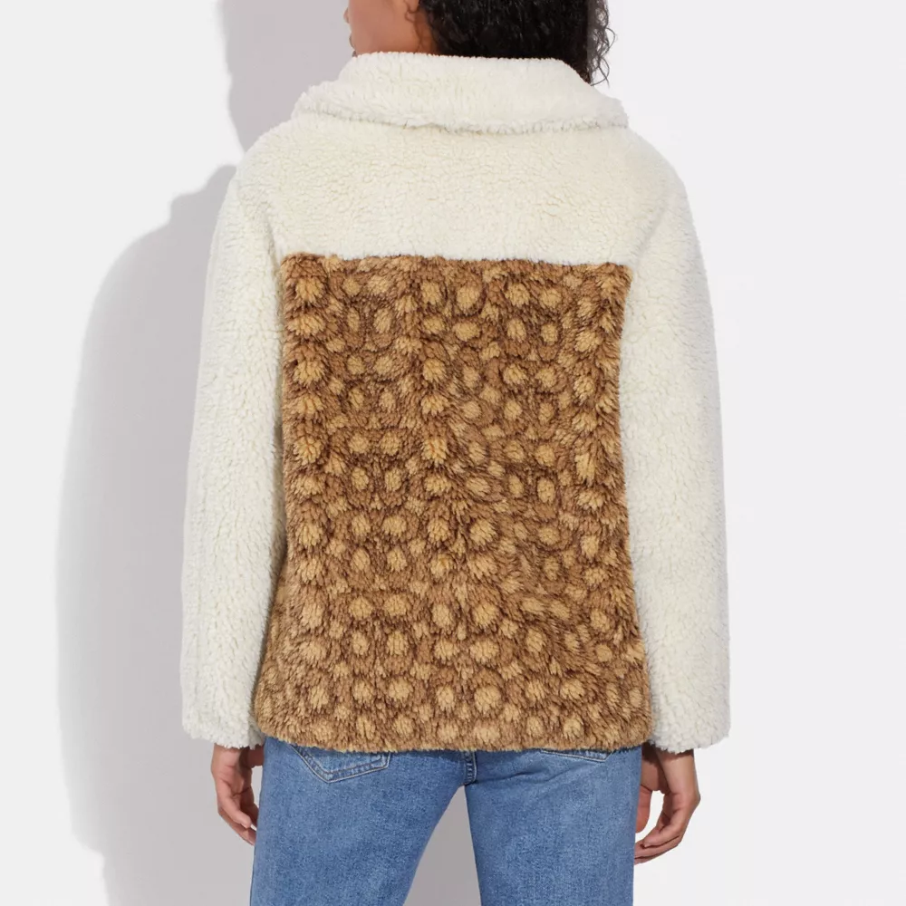 Coach Sherpa Signature Jacket - Image 2
