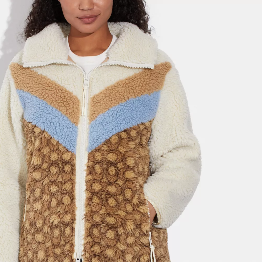 Coach Sherpa Signature Jacket - Image 3