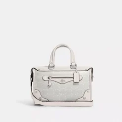 Coach Millie Satchel In Colorblock Signature Canvas