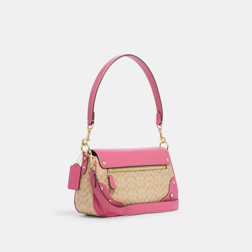 Coach Millie Shoulder Bag In Colorblock Signature Canvas