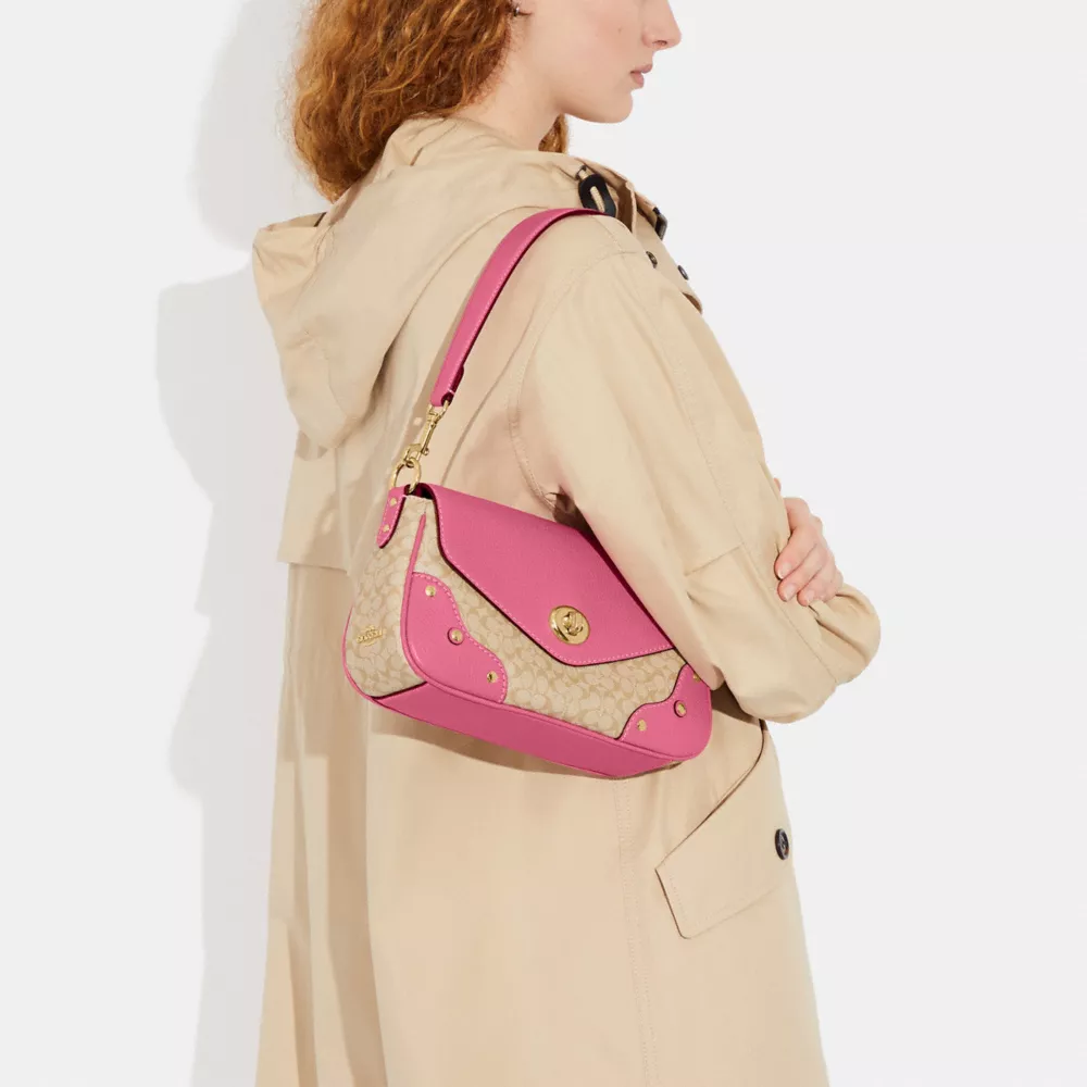 Coach Millie Shoulder Bag In Colorblock Signature Canvas - Image 6