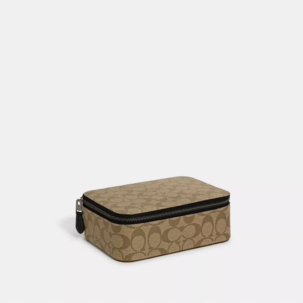 Coach Tech Organizer In Colorblock Signature Canvas - Image 2