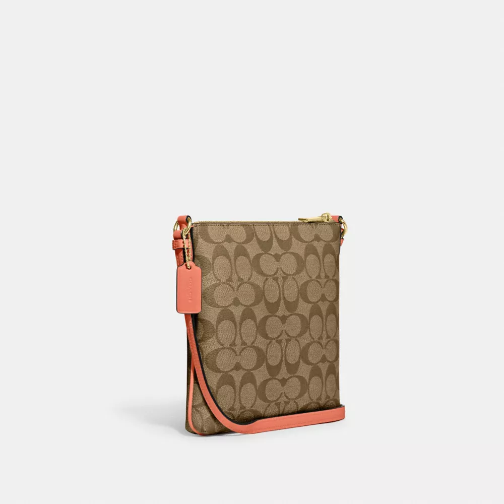 Coach Mini Rowan File Bag In Signature Canvas - Image 6