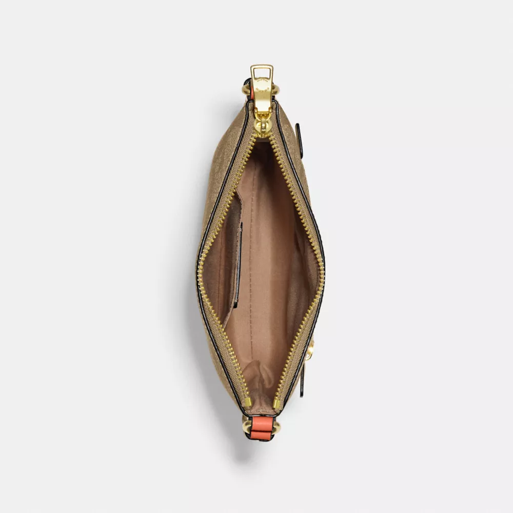 Coach Mini Rowan File Bag In Signature Canvas - Image 2