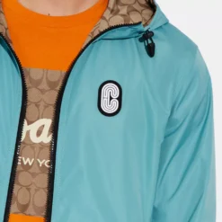 Coach Reversible Full Zip Windbreaker