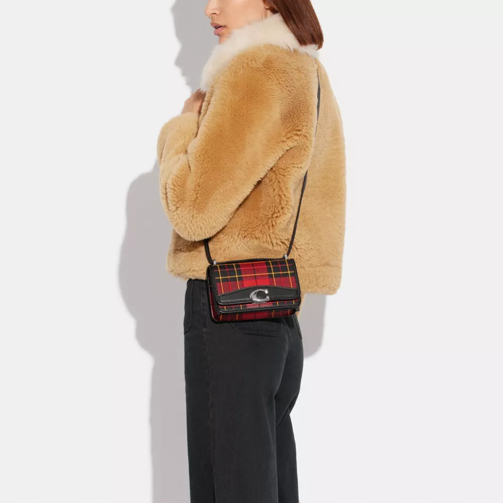 Coach Bandit Crossbody With Plaid Print - Image 6
