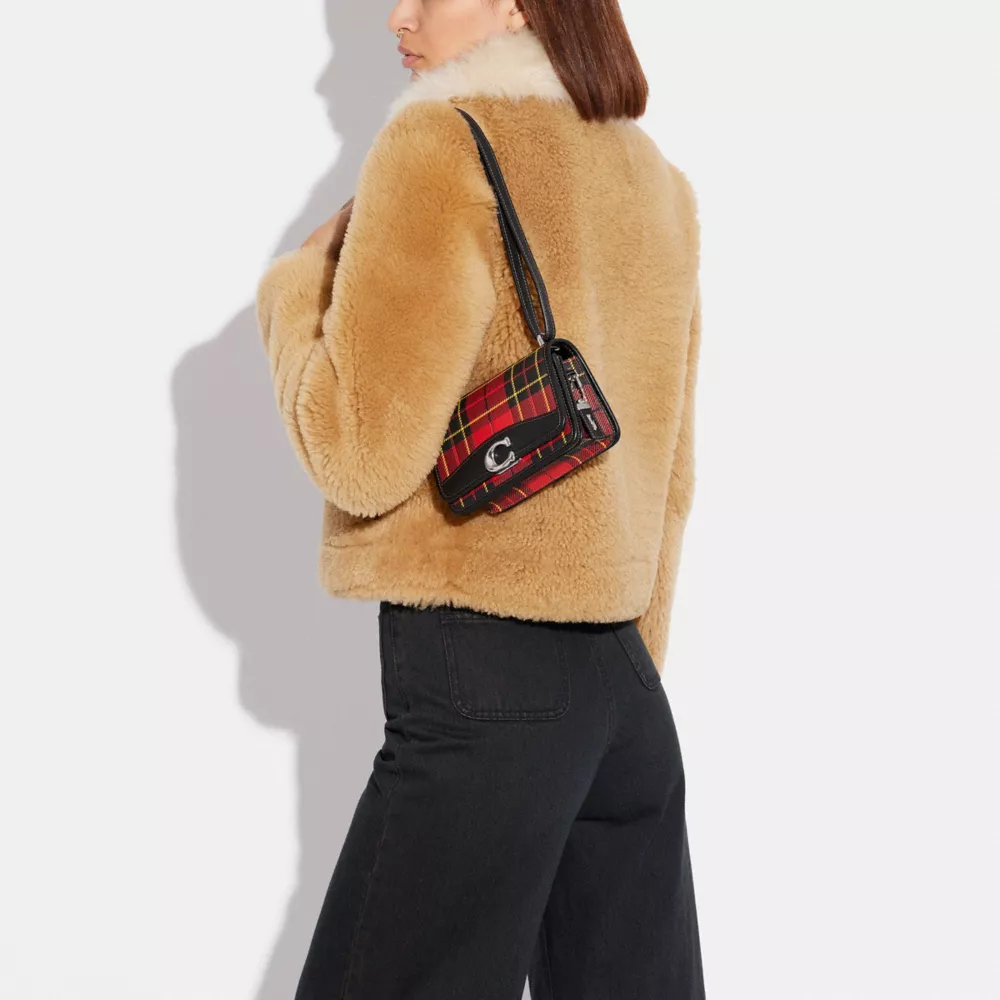 Coach Bandit Crossbody With Plaid Print - Image 4