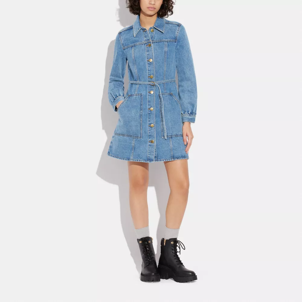 Coach Denim Dress