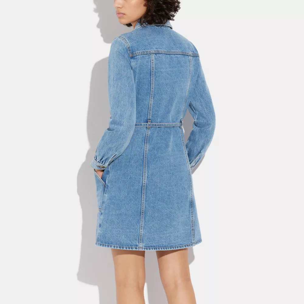 Coach Denim Dress - Image 4