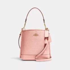 Coach Mollie Bucket Bag 22 In Straw