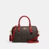 Coach Rowan Satchel In Signature Canvas