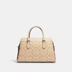 Coach Darcie Carryall In Blocked Signature Canvas