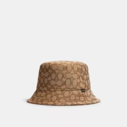 Coach Signature Jacquard Bucket Hat