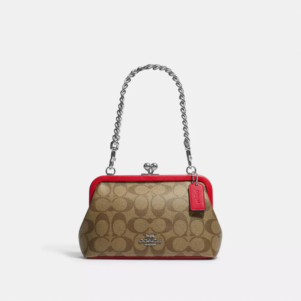 Coach Nora Kisslock Crossbody In Signature Canvas - Image 5