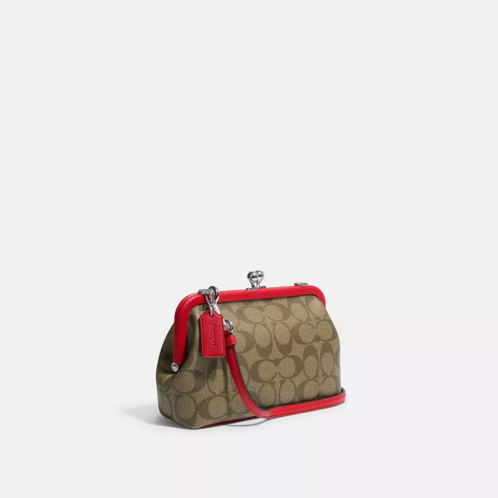 Coach Nora Kisslock Crossbody In Signature Canvas - Image 2