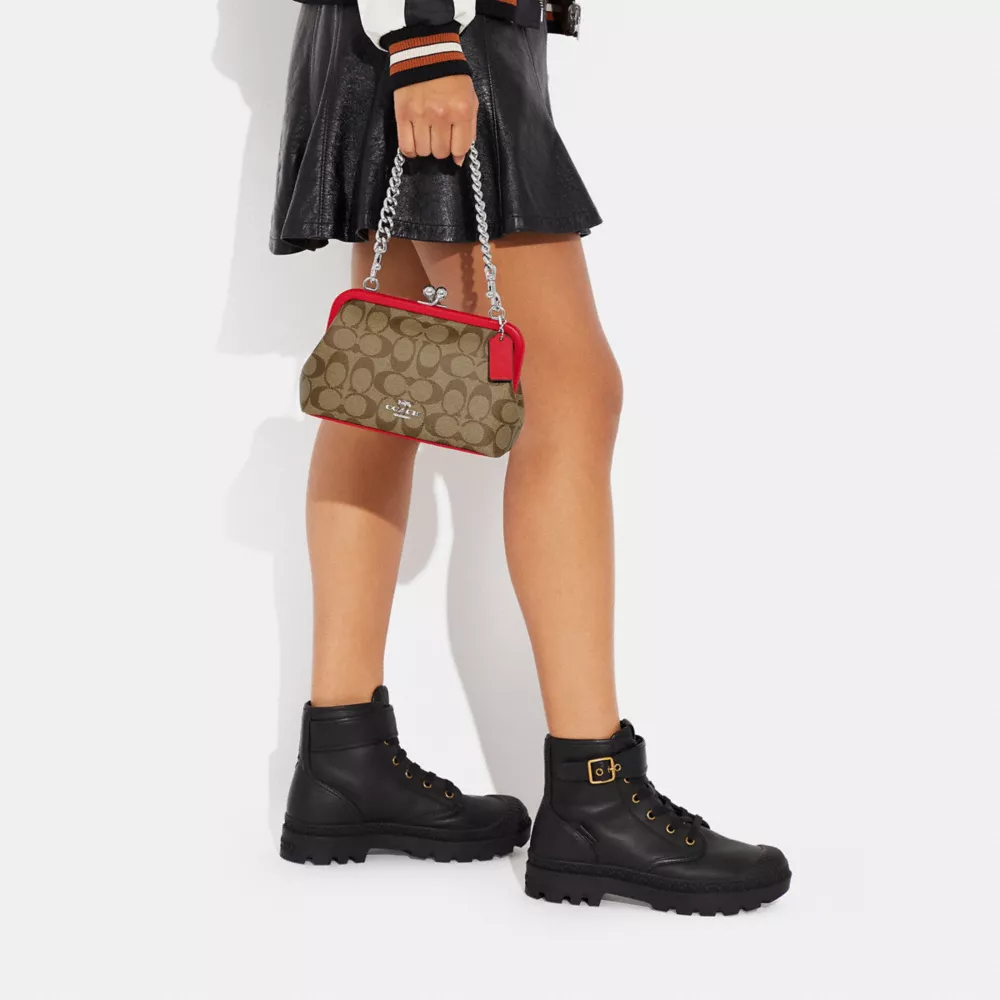 Coach Nora Kisslock Crossbody In Signature Canvas - Image 4